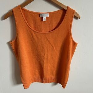 St. John Collection Orange Tank Top